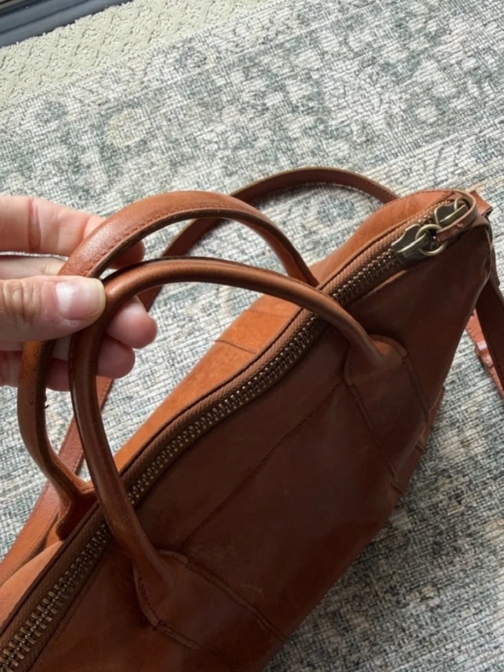 Madewell Prague Leather Crossbody Satchel - Picture 5 of 8